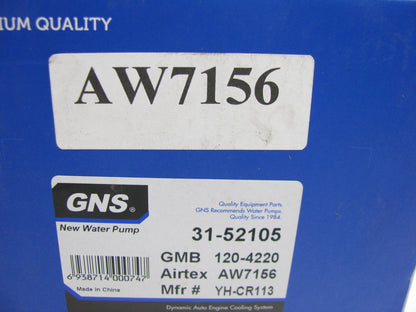 GNS 31-52105 Engine Water Pump For 1995-2010 Dodge 2.4L-L4