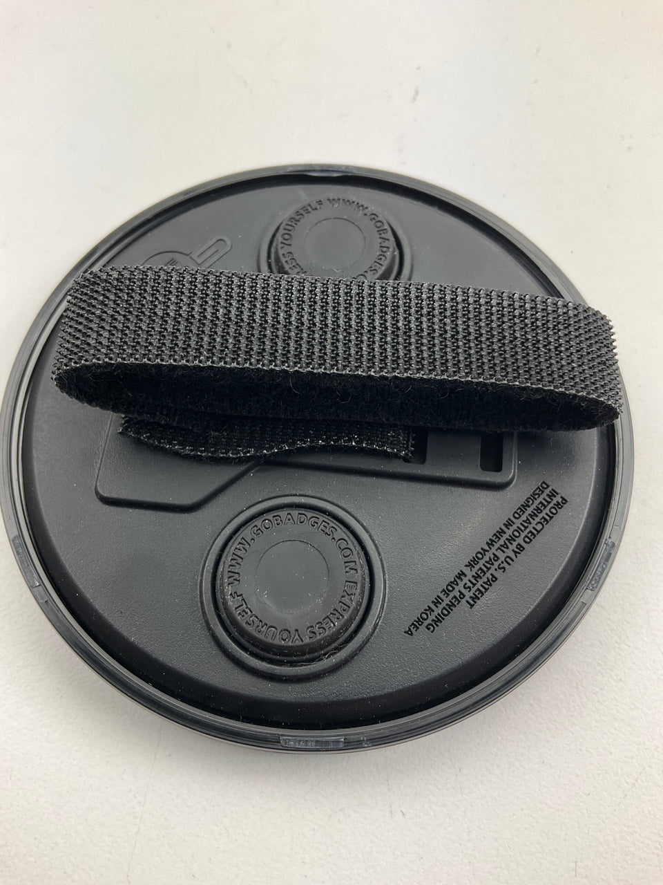 Gobadges MS001 Magnetic Black Grille Badge Holder, Universal