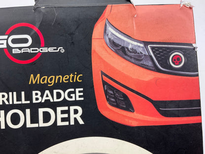 Gobadges MS001 Magnetic Black Grille Badge Holder, Universal