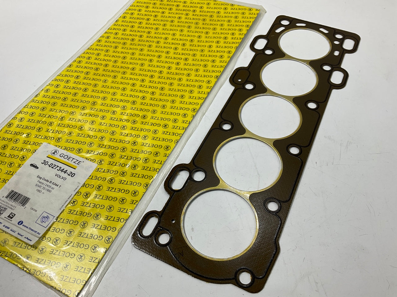 Goetze 30-027344-20 Cylinder Head Gasket 93-00 Volvo 2.4L I5 DOHC B5244S B5244T