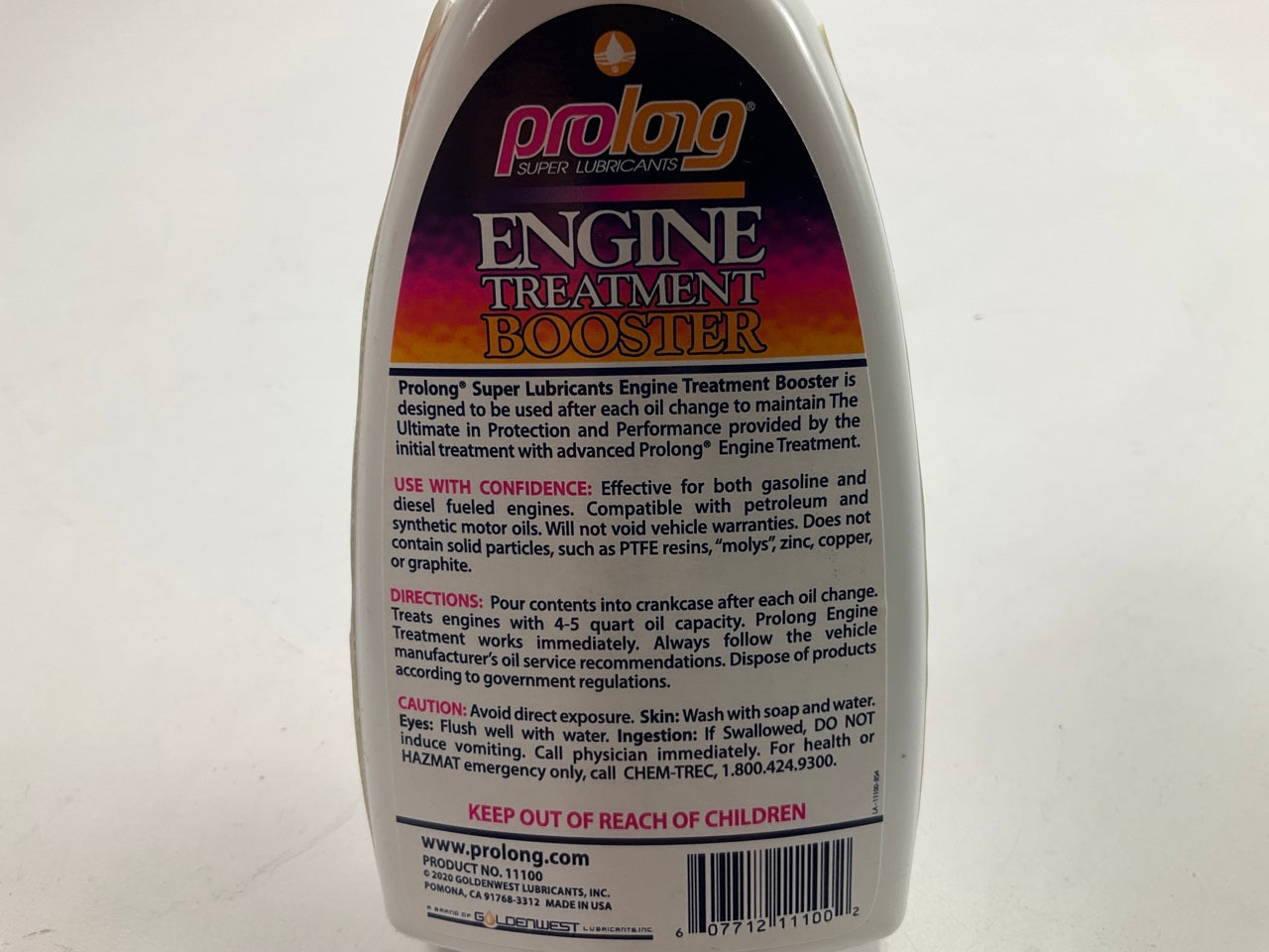 Prolong Super Lubricant 11100 Engine Treatment Booster 8 Oz - Reduces Friction