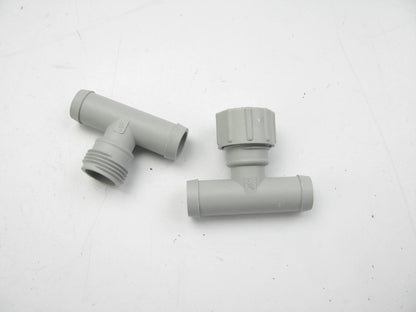 Bag Of (70)  Goodall 3/4'' GHT Garden Hose Thread To 3/4'' Barb Tee Water Fittings