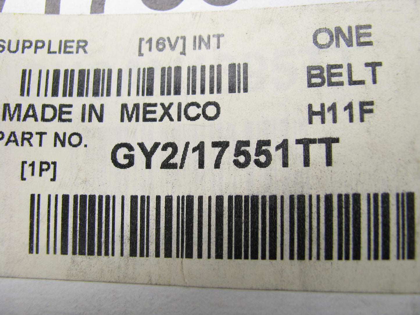 Goodyear 17551TT Accessory Drive Belt - 1.125'' X 55.100'' - 2 Stands