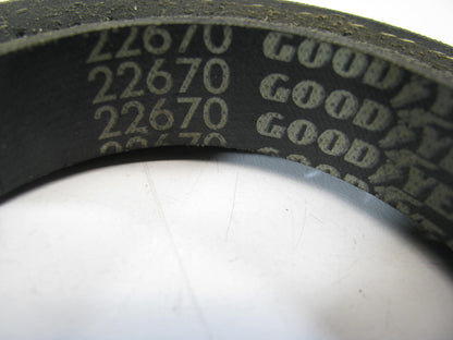 Goodyear 22670 Accessory Drive Belt - 0.69'' X 67.00'' - 38 Degree