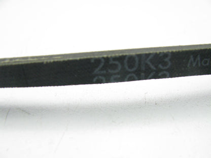 Goodyear 250K3 Serpentine Belt - 0.42'' X 25.50'' - 3 Ribs