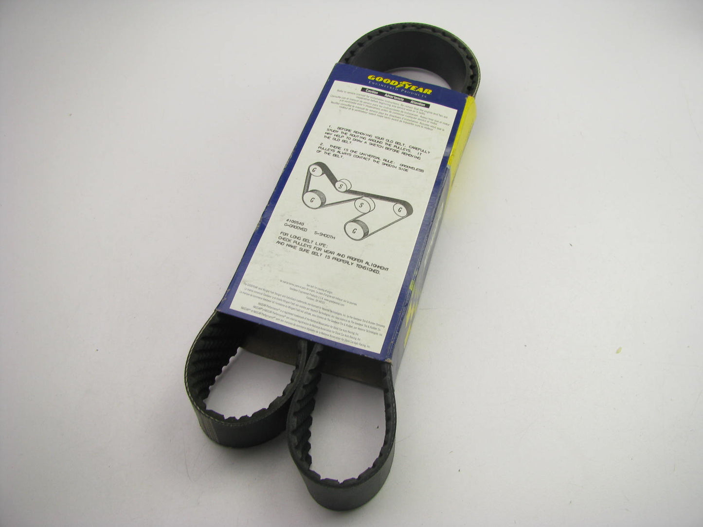 Goodyear 4100540 Fan Serpentine Belt - 92-03 IHC 11.1L 12.7L DIESEL L6 Turbo