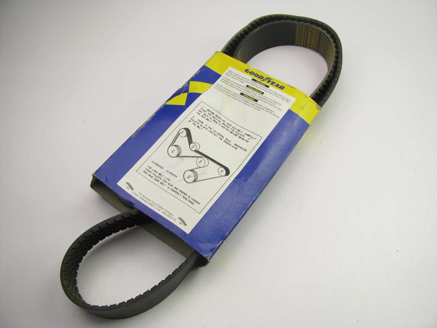Goodyear 4100620 Serpentine Belt - 1.367'' X 63.75'' - 10 Ribs