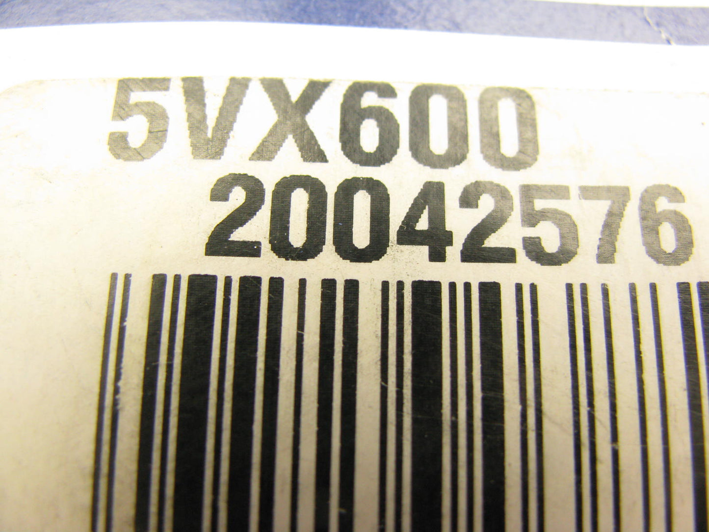 Goodyear 5VX600 VX-Wedge Cogged Accessory Drive V-Belt - 5/8'' X 60''