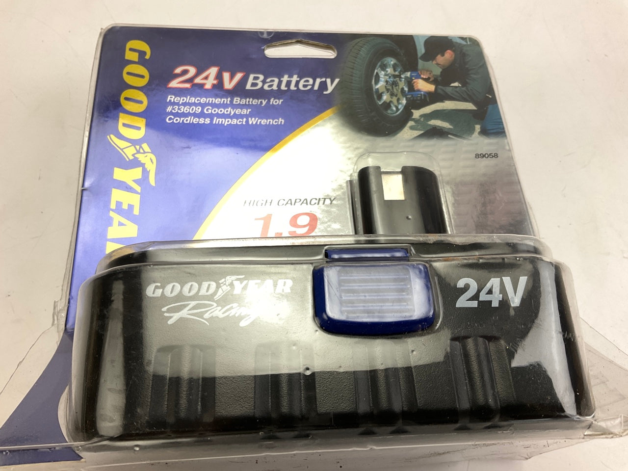 Goodyear 89058 Impact Wrench 24V Battery For 33609 Type 2