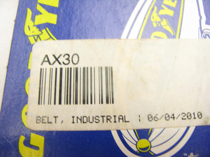 Goodyear AX30 Industrial Cogged Accessory Drive Belt - 1/2'' X 32''