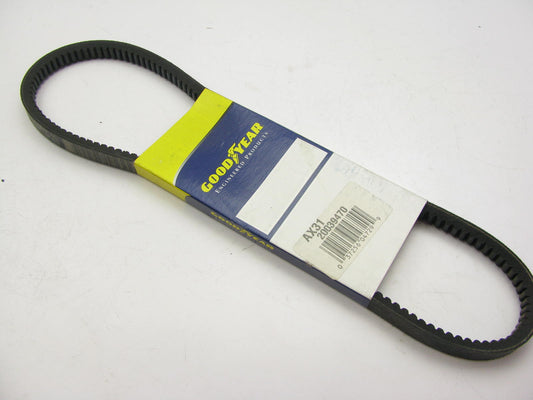 Goodyear AX31 Industrial Cogged Accessory Drive Belt - 1/2'' X 33''