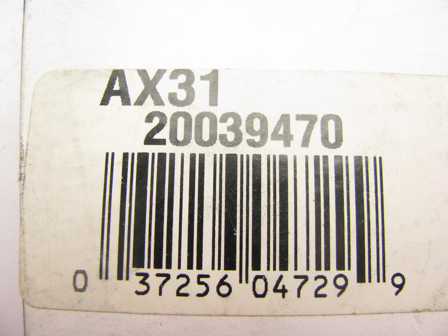 Goodyear AX31 Industrial Cogged Accessory Drive Belt - 1/2'' X 33''