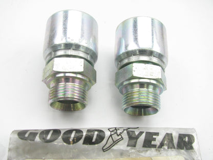 (2) Goodyear B2-BPM-1616 B2 Straight Hydraulic Fitting 1'' Hose -16 Male BSP