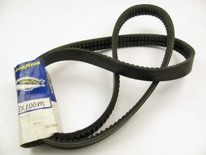 Goodyear BX100M Cogged Industrial Accessory Drive Belt - 1.3125'' X 103'' - 2 Band