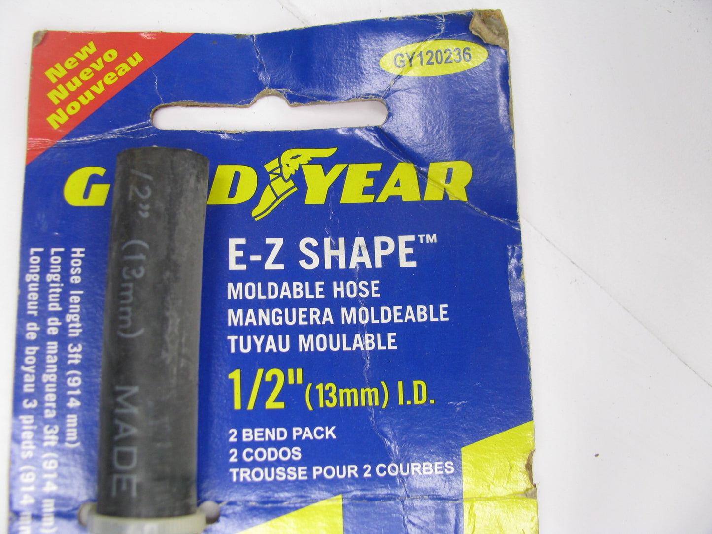 Goodyear EZ Moldable Coolant Hose (any Shape) 1/2'' X 36'' With 2 Coils E-Z SHAPE