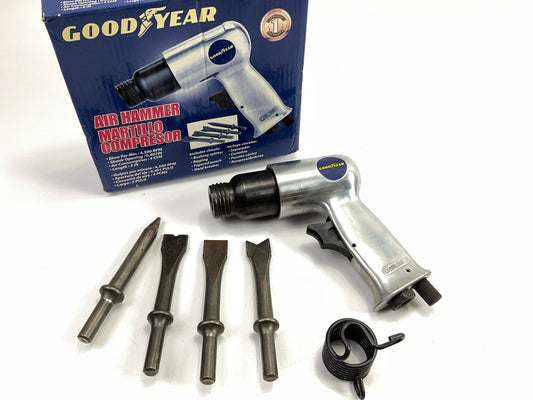 Goodyear GY2005 Air Hammer Kit With Chisels, 4500 RPM, 4 CFM