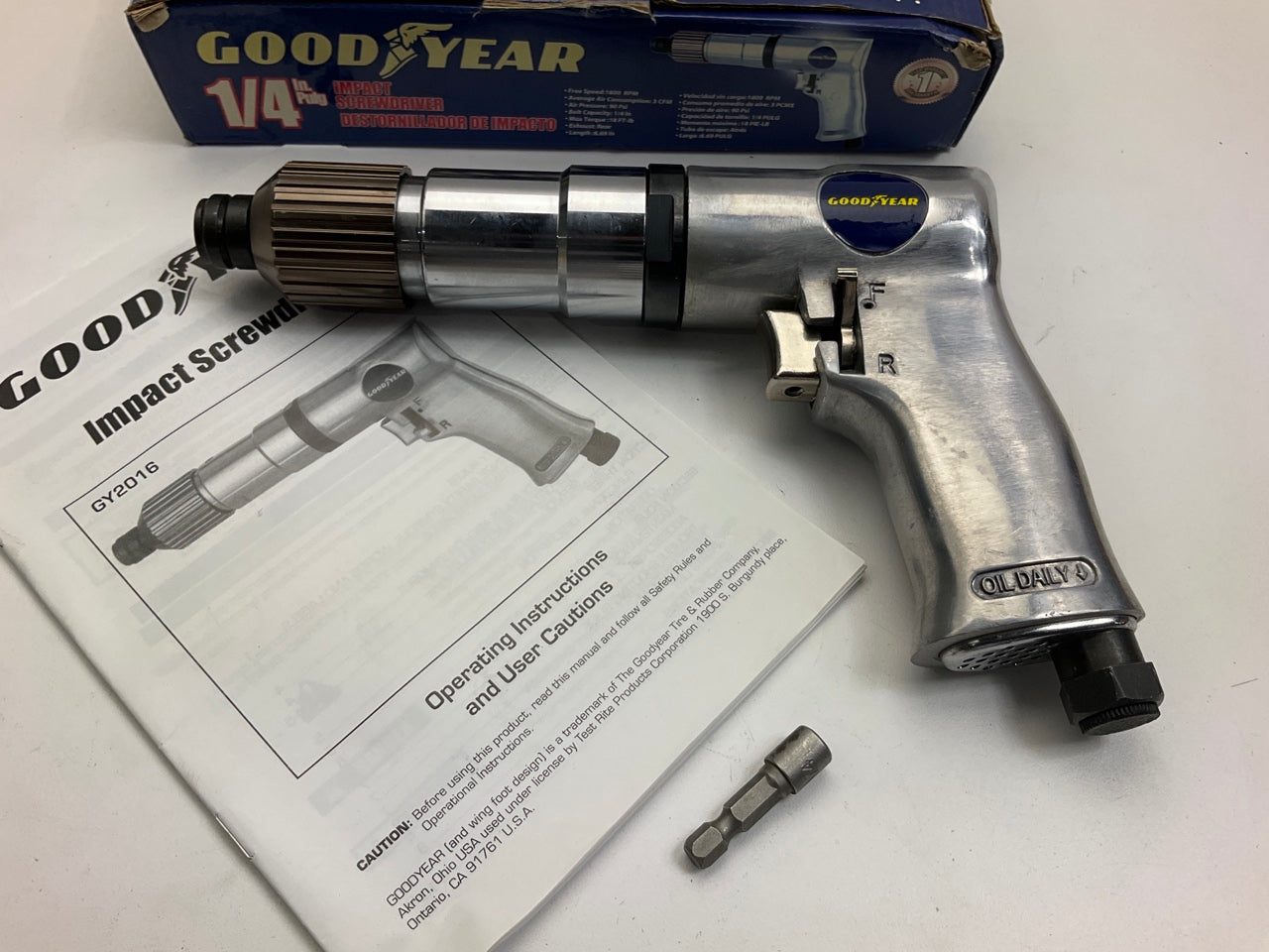 Goodyear GY2016  1/4-inch Air Impact Screwdriver Screw Driver Tool