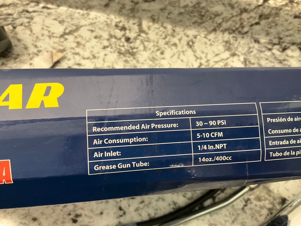 Goodyear GY2020 Air Grease Gun