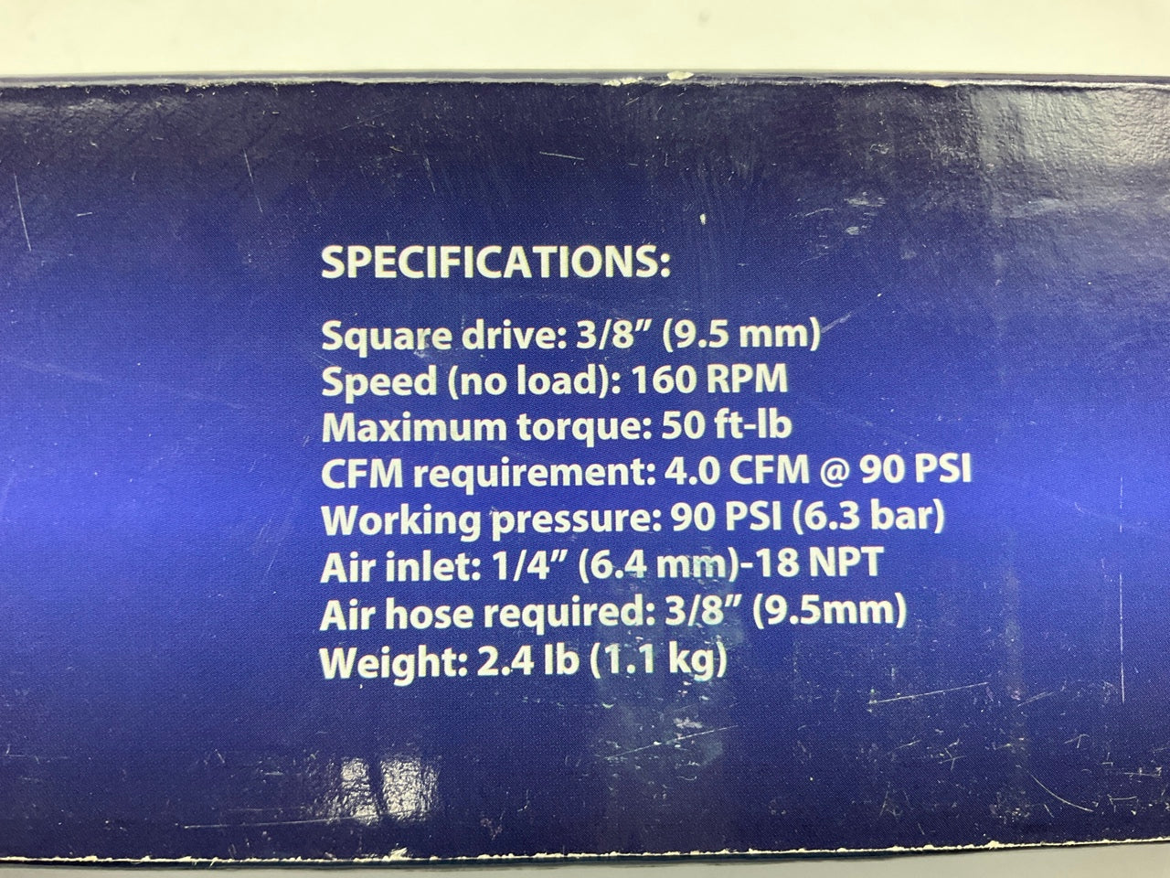 Goodyear GY3426 3/8'' Air Ratchet Wrench, 50 Ft-lb Torque