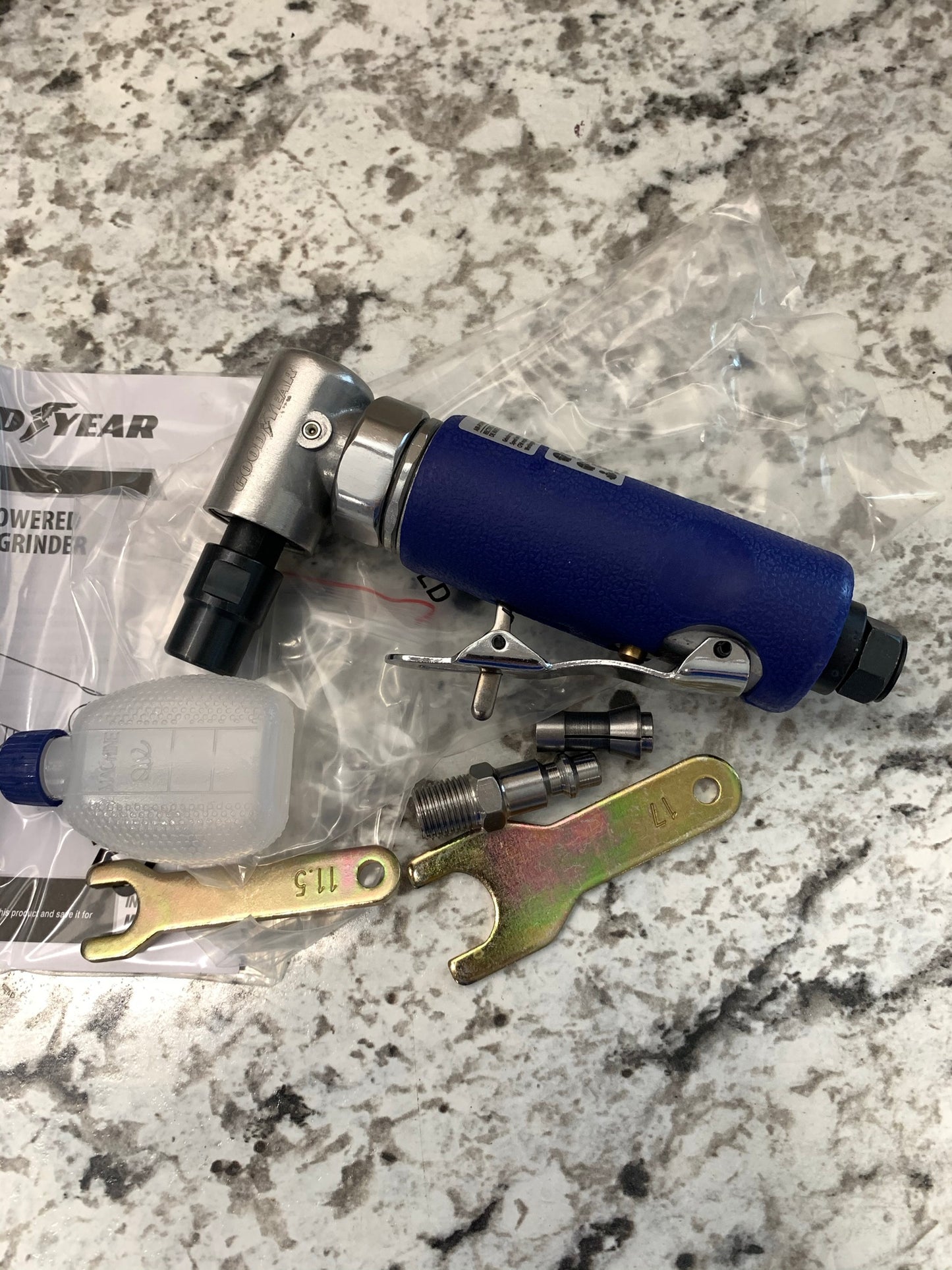 Goodyear GY3428 1/4'' Air Angle Die Grinder