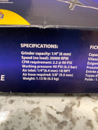 Goodyear GY3428 1/4'' Air Angle Die Grinder