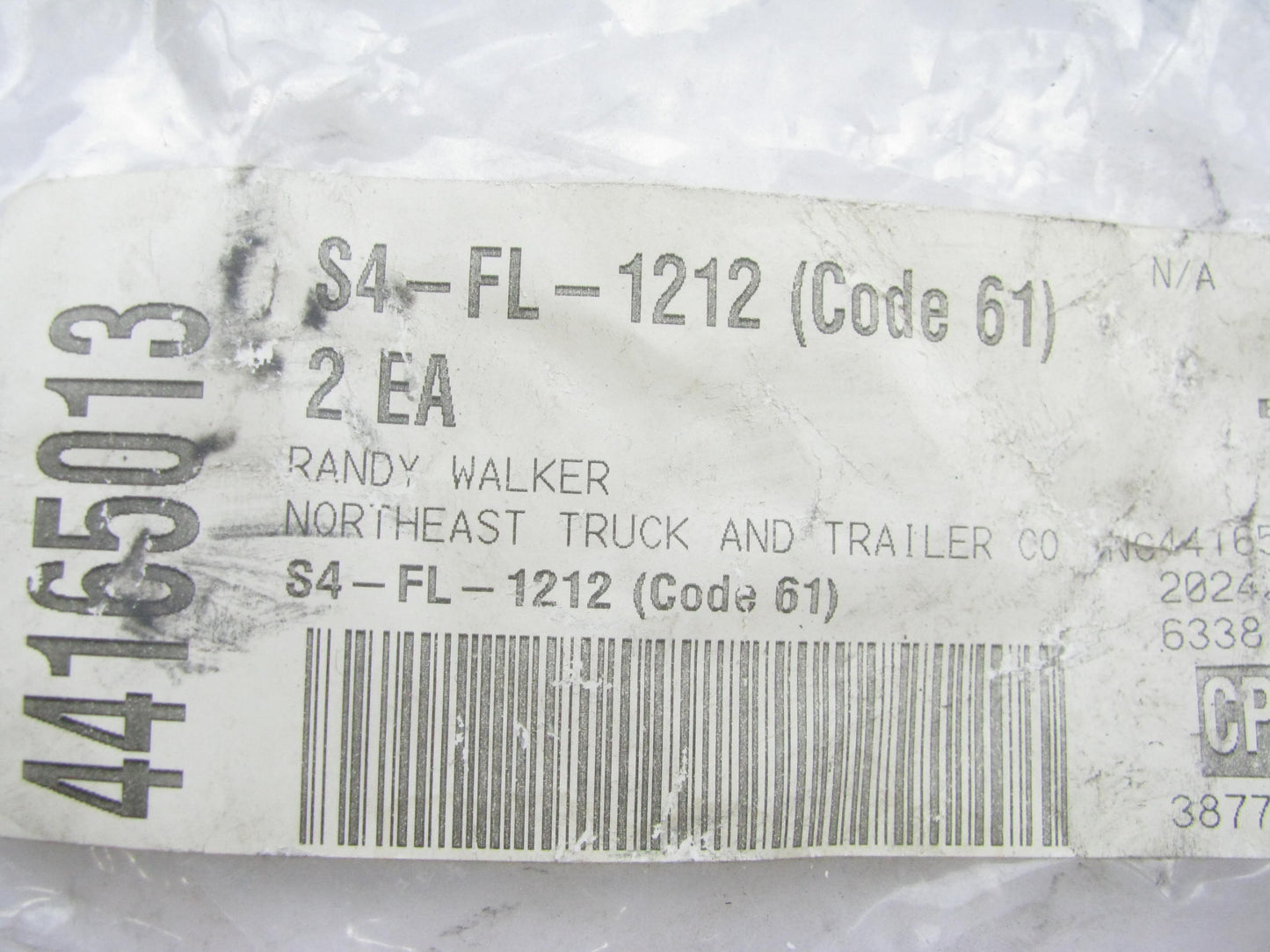 (2) Goodyear S4-FL-1212 61 Flange Straight Hydraulic Fitting 3/4'' Hose -12 Male