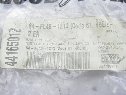 (2) Goodyear S4-FL45-1212 61 Flange Hydraulic Fitting 3/4'' Hose 45 Deg -12 Male