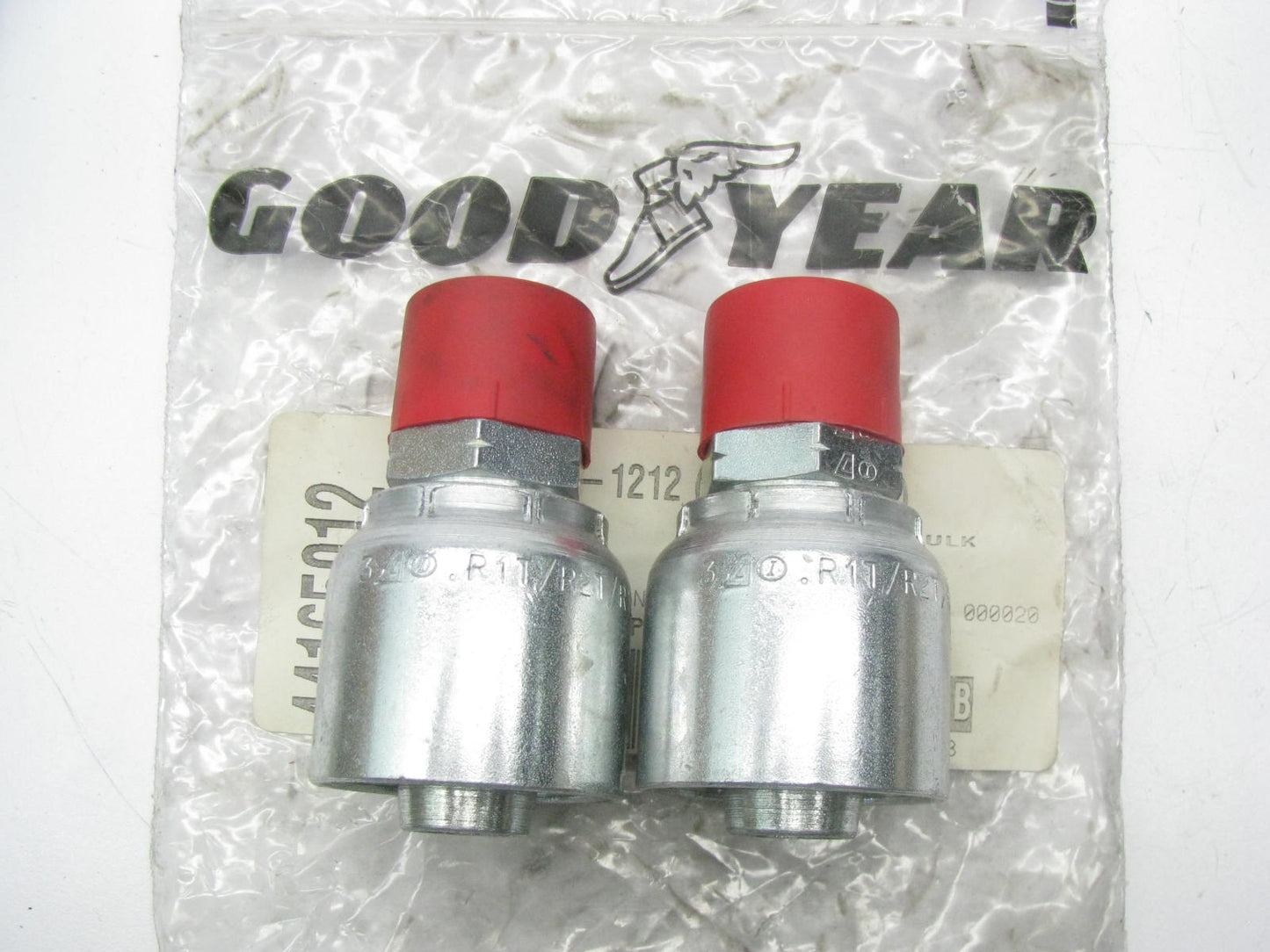 (2) Goodyear S4-NPM-1212 S4 Straight Hydraulic Fitting 3/4'' Hose -12 Male
