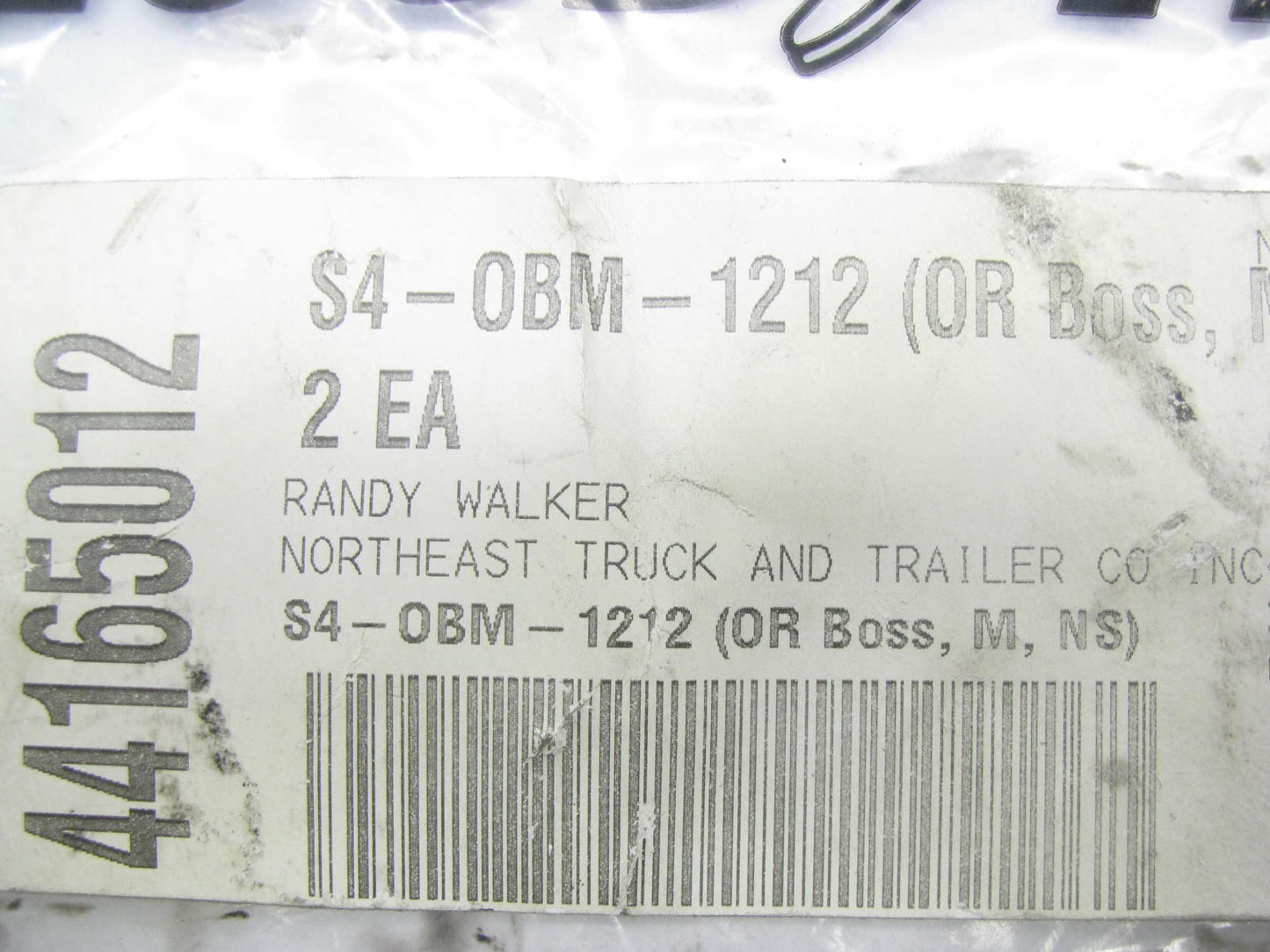 (2) Goodyear S4-OBM-1212 Hydraulic Fittings 3/4'' Hose X 3/4'' ORB Male Straight