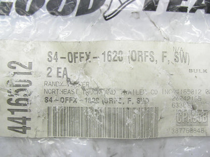 (2) Goodyear S4-OFFX-1620 Hydraulic Fitting 1'' Hose X 1-1/4 ORFS Female Straight