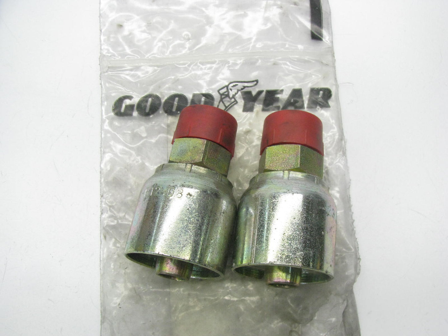 (2) Goodyear S4-OFM-0808 Hydraulic Fitting 1/2'' Hose X 1/2'' ORFS Male Straight