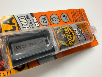 (2) NEW Gorilla 42001 Epoxy Adhesive Clear Glue .85 Oz - 5 Minute Set