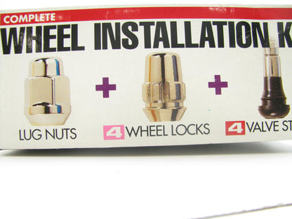 Gorilla 47973 Wheel Lugs (12MMX1.50 5 LUG CONE SEAT) BMW Wheel Install Kit