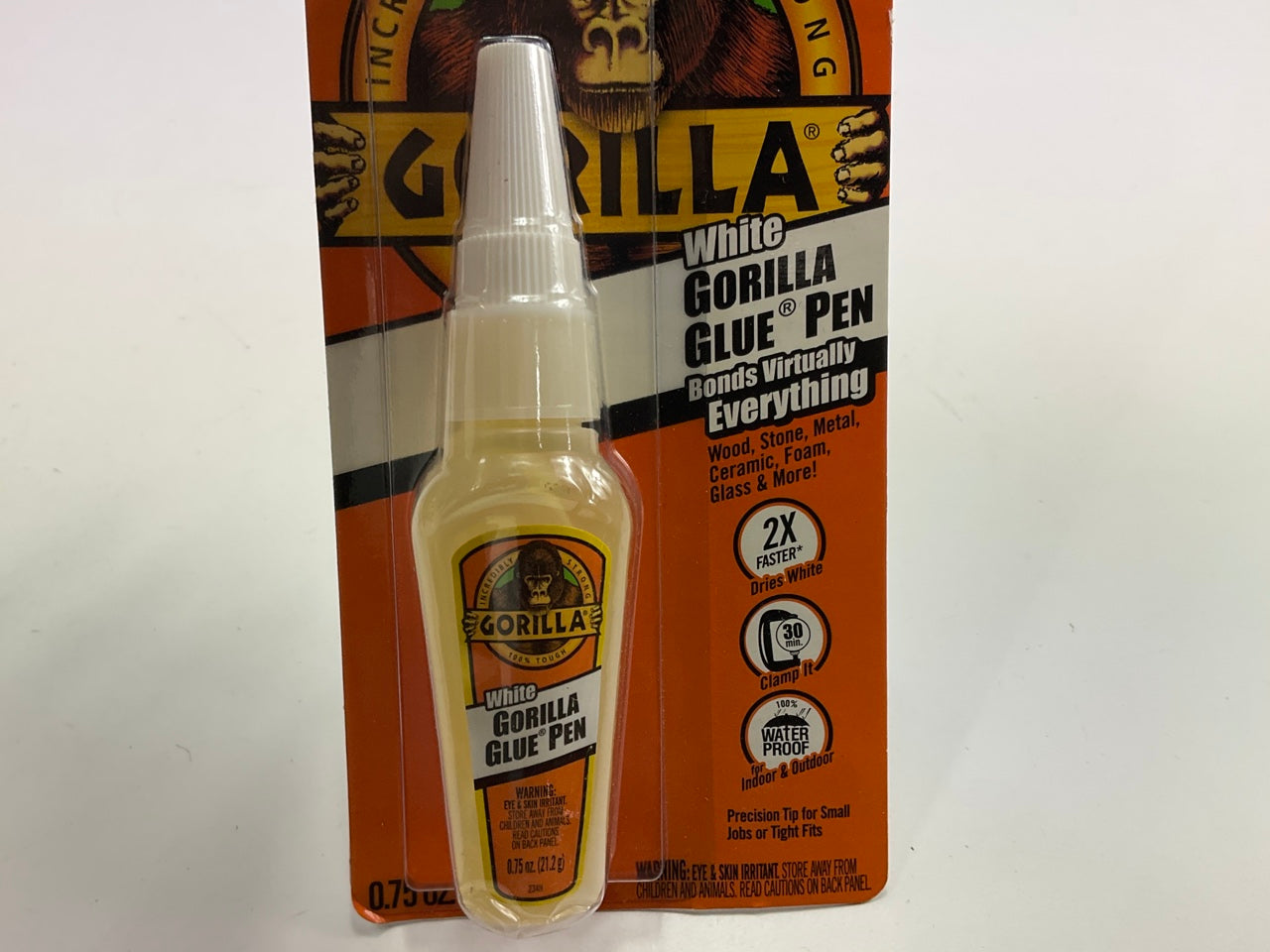 (5) Gorilla 5201103 High Strength White Glue Pen - 0.75 Oz
