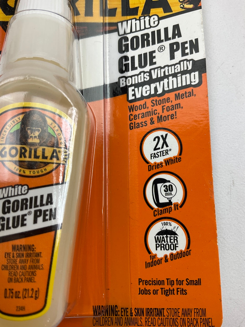 Gorilla 5201103 High Strength Glue White Glue 0.75 Oz Pen