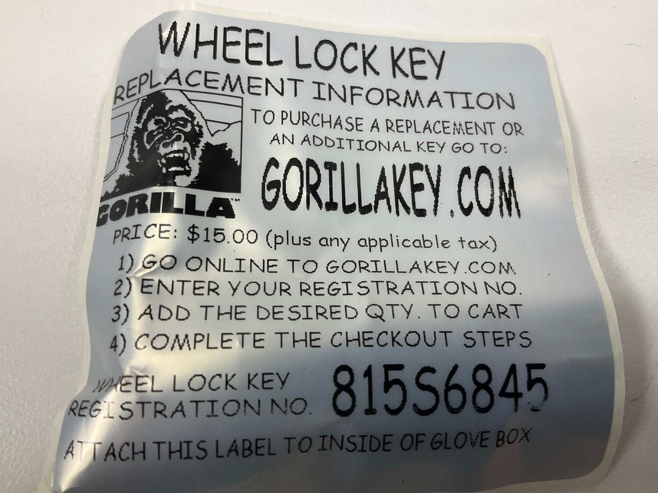 Gorilla 66641B-K11 Wheel Lock Set Kit - 14mm X 1.50 Duplex Acorn