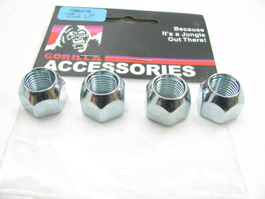 Gorilla 70047B Wheel Lug Nuts, Acorn, Open End, 14mm X 1.50, 4 / PACK