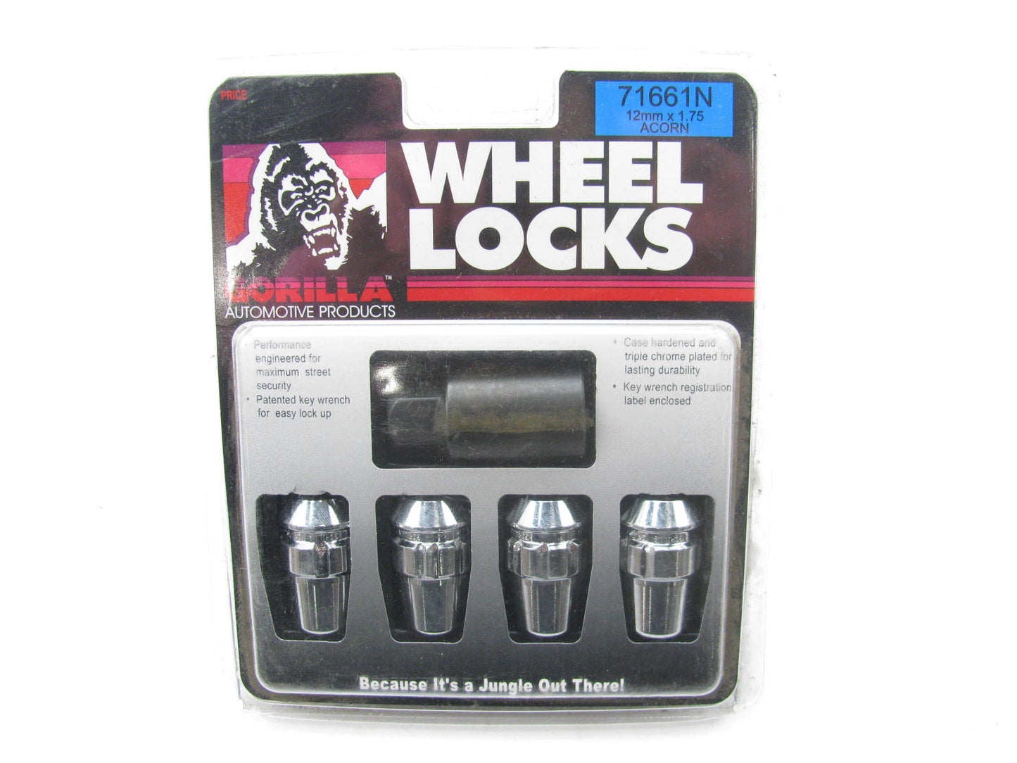 Gorilla 71661N Wheel Lug Nuts - 12mm X 1.75 Thread - Acorn