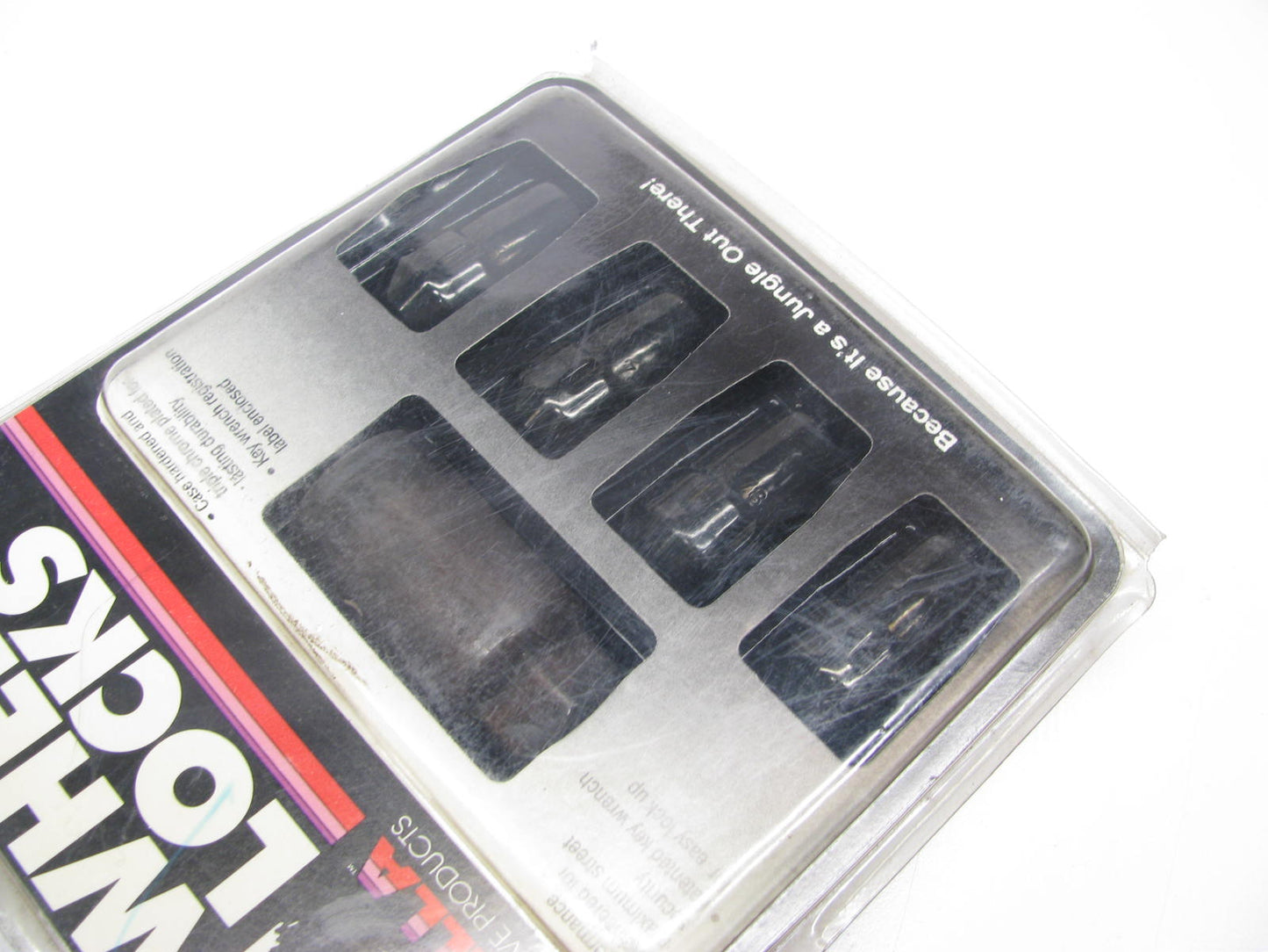 Gorilla 71671NBC Acorn Black Chrome Wheel Locks (7/16'' Thread Size)