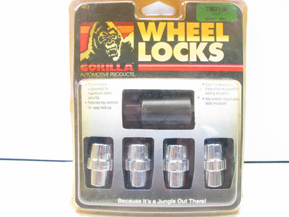 Gorilla 73671SM 7/16'' X 20 Wheel Locks Set, Mag Seat Right Hand Thread, Chrome