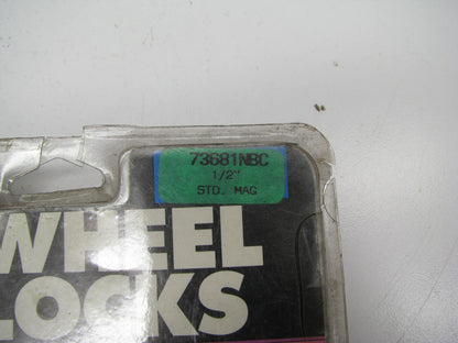 Gorilla  1/2'' X 20 Wheel Locks Mag Seat Right Hand Thread Black W/ Key (4-PACK)