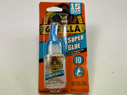 Gorilla 7805002 Clear Super  Glue Adhesive - 0.53 Oz