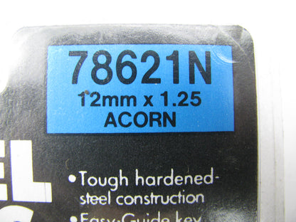 Gorilla 78621N Acorn Open End Chrome Wheel Locks (12mm X 1.25 Thread Size)