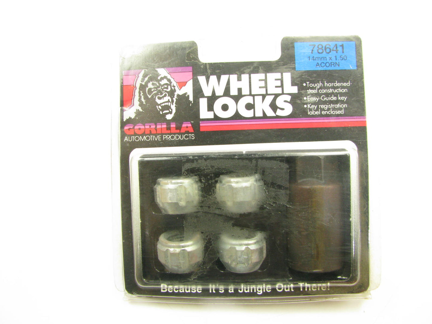 Gorilla 78641 Wheel Lock Set Kit - 14mm X 1.50 Acorn