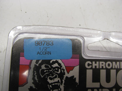 Gorilla 90783 - Acorn Bulge  Lug Nuts& Locks  1/2'' Set Of 20 =  16 Lugs/4 Locks