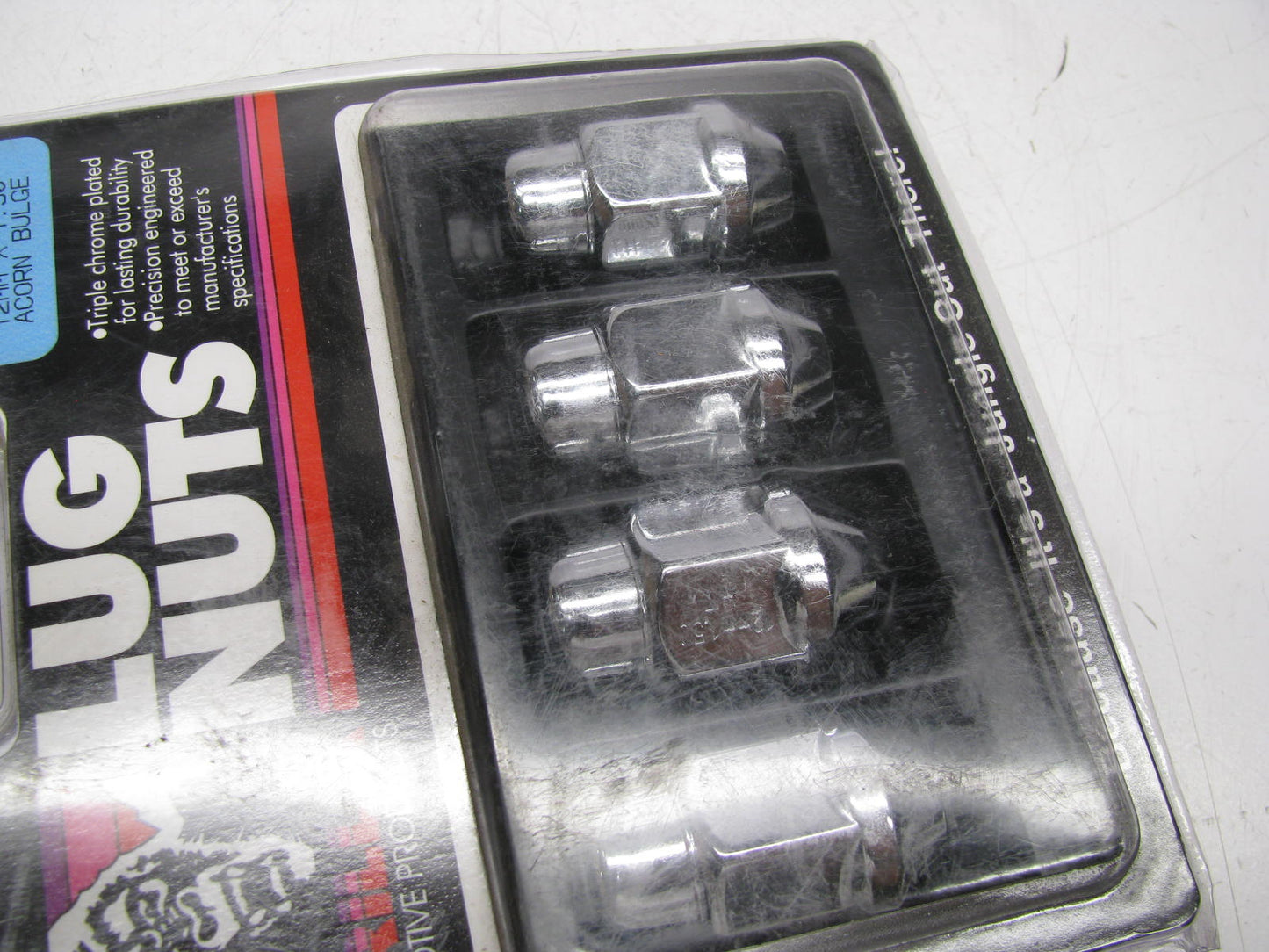 Gorilla 9113HT Lug Nuts, Conical Seat, Bulge, 12mm X 1.50 RH, Closed End 4 PACK