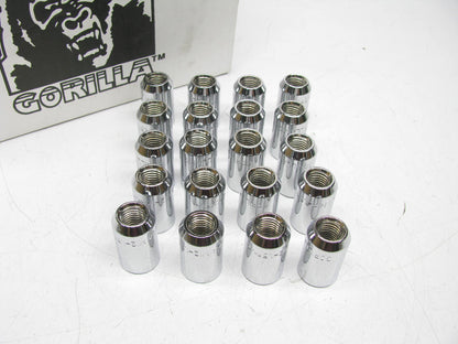 (20) Gorilla 91137HTB - Acorn Bulge  (13/16'' Hex) Lug Nuts 12mm X 1.50