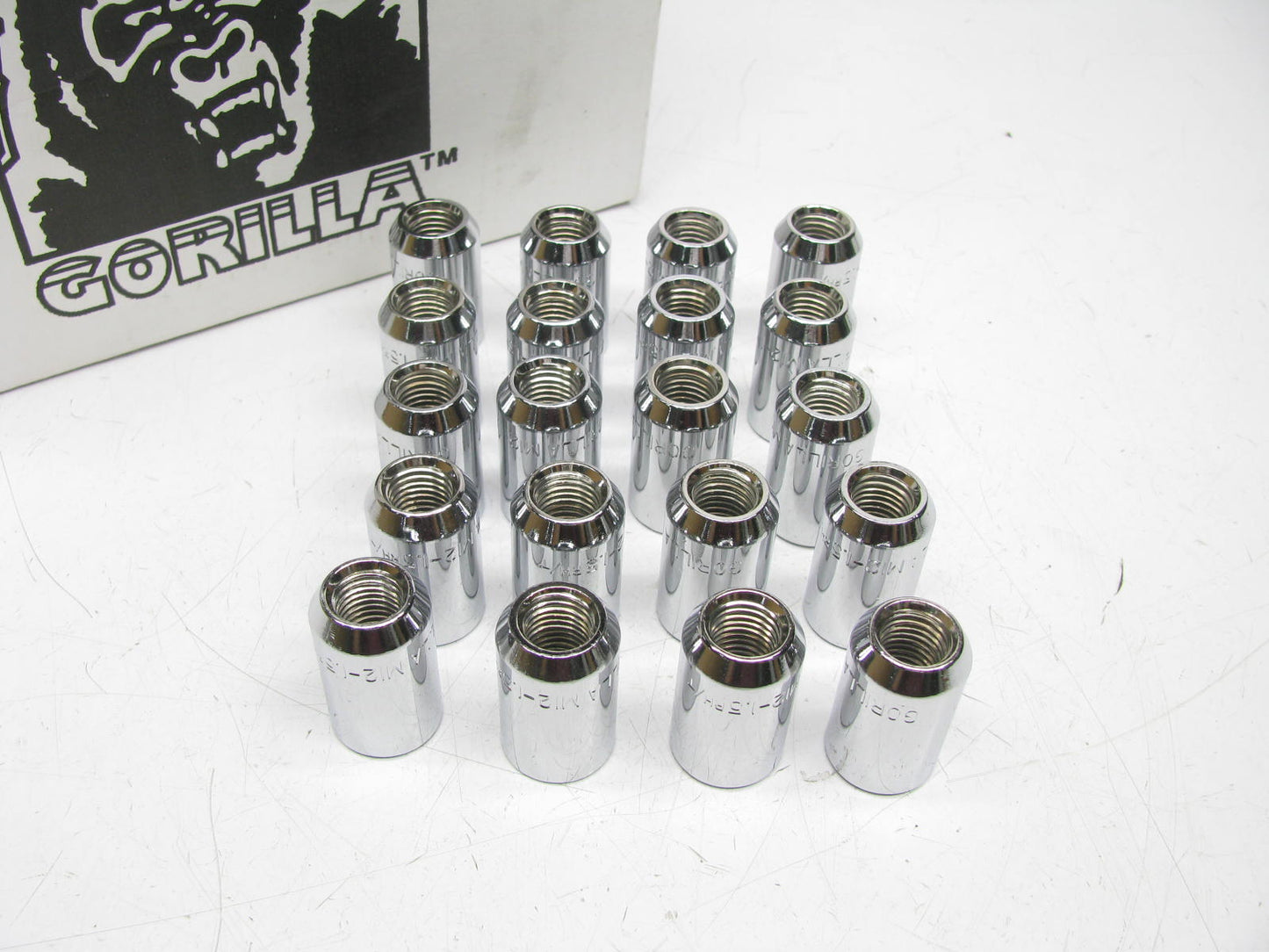 (20) Gorilla 91137HTB - Acorn Bulge  (13/16'' Hex) Wheel Lug Nuts 12mm X 1.50