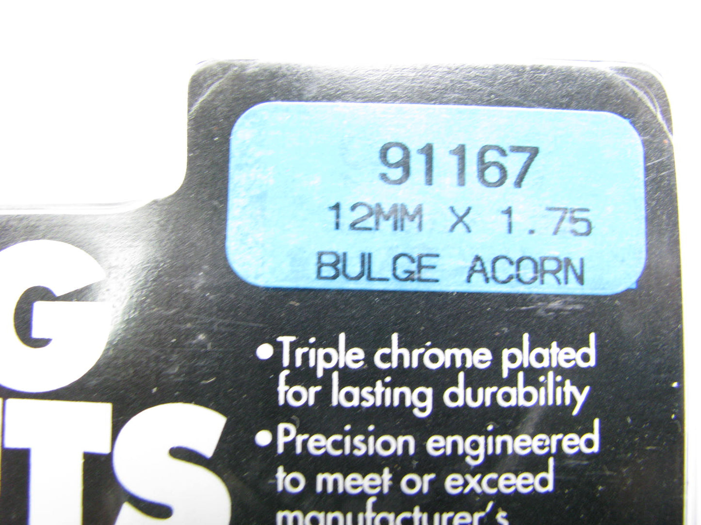 Gorilla 91167 Bulge Acorn Wheel Lug Nuts - 12mm X 1.75