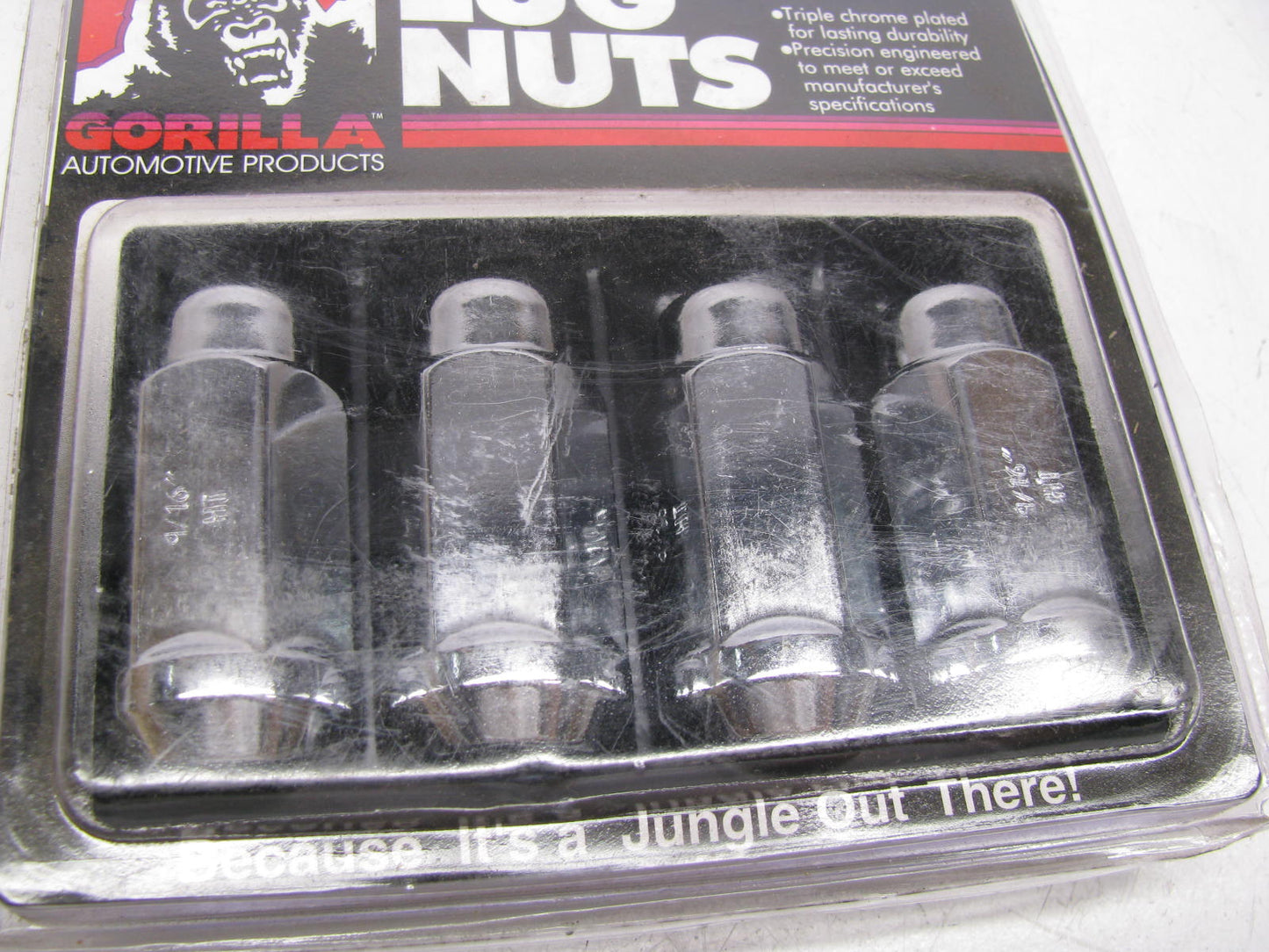 Gorilla 91197XLH -Acorn Bulge Extra Long Heat Treated (13/16'' HEX) Lug Nuts 9/16